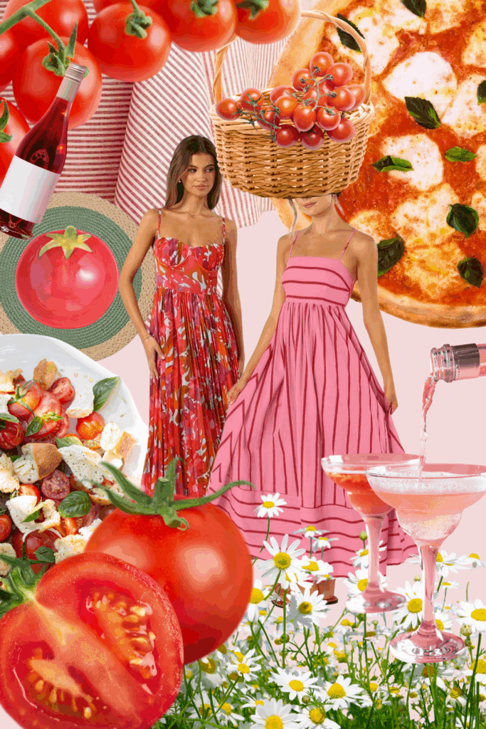Tomato Dinner Party Theme Mood Board