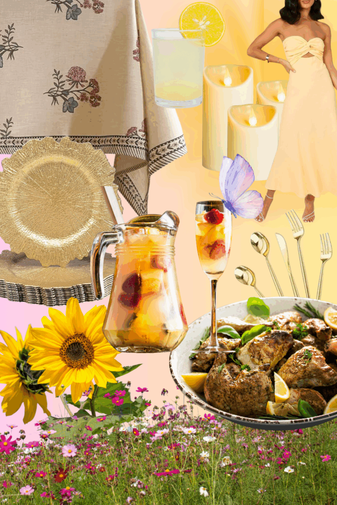 Summer Solstice Dinner Party Theme Mood Board