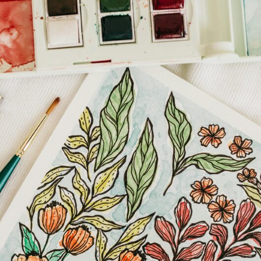 5 hobbies watercolor