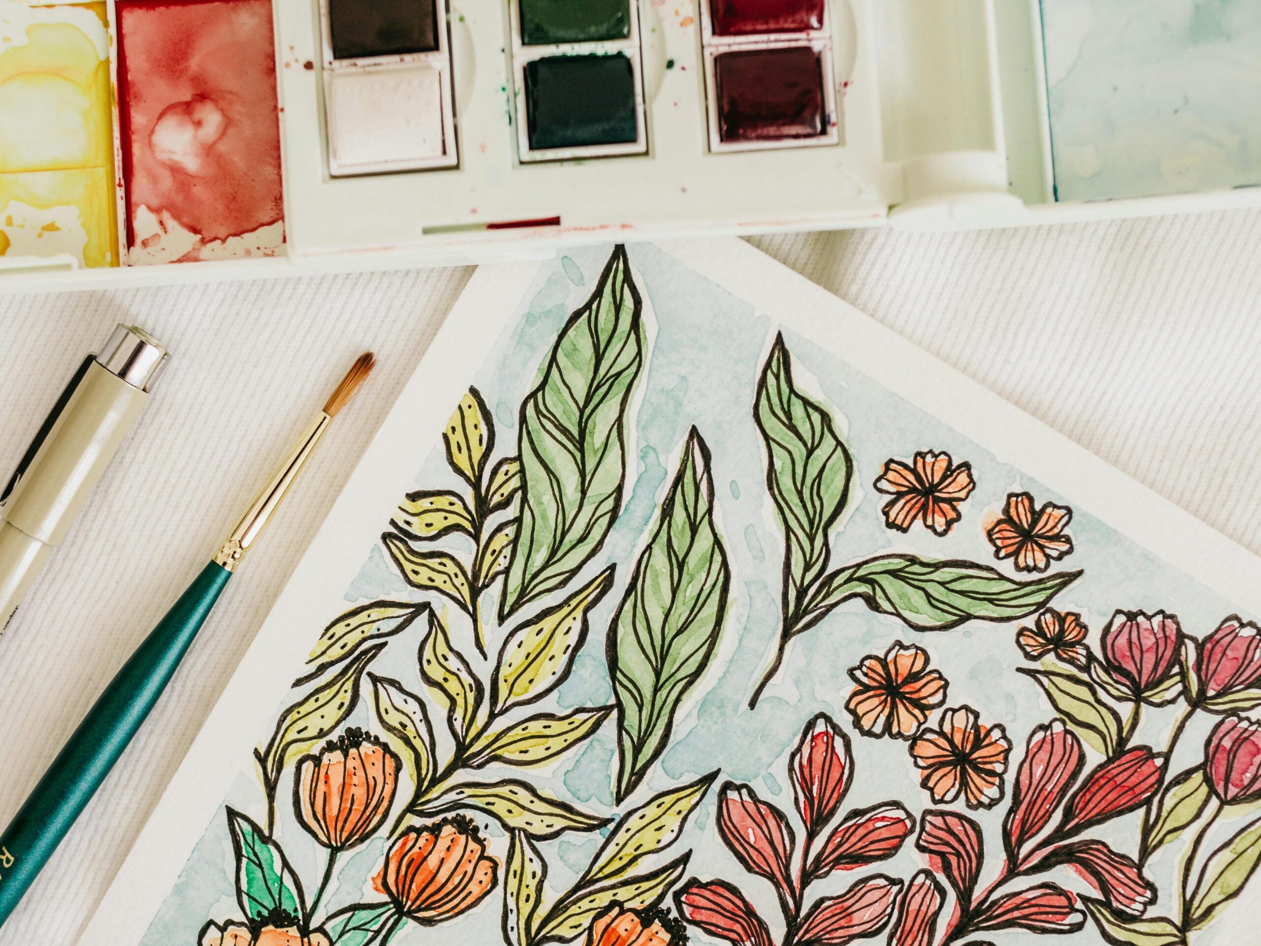 5 hobbies watercolor